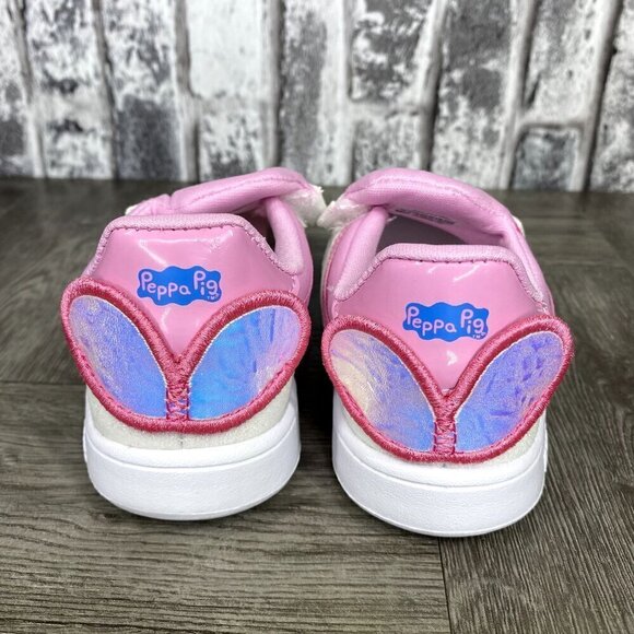 Reebok "Peppa Pig" Club C Slip On IV Infant/Toddler size 4 - Picture 7 of 9